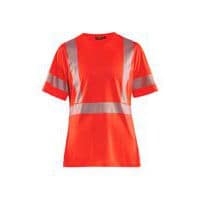 Dame High Vis T-shirt High Vis Rød - Blåkläder