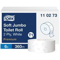 Mini og Maxi Jumbo Tork Premium toiletpapir