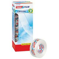 tesa Crystal tape, 33 m x 19 mm – pakke med 8