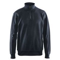 Sweatshirt half zip Mørk Marineblå - Blåkläder