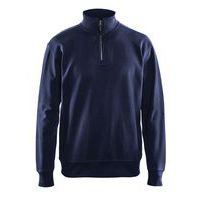 Sweatshirt half zip Marineblå - Blåkläder