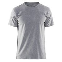 T-shirt slim fit Gråmeleret - Blåkläder