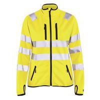 Dame High Vis Softshell Jakke High Vis Gul - Blåkläder