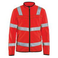 High Vis Microfleece Jakke High Vis Rød - Blåkläder