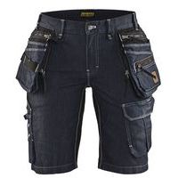 Dame Håndværker Shorts stretch X1900 Marineblå/Sort - Blåkläder