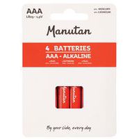 Alkalisk batteri AAA/LR03 - 4-pak - Manutan Expert