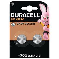 CR2032 lithiummøntcellebatteri - Pakke med 2 - Duracell