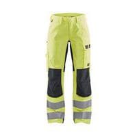 Dame Multinorm Buks med stretch Inherent High Vis Gul/Marineblå - Blåkläder