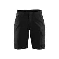 Dame Service shorts 4-vejs stretch Mørk Marineblå/Sort - Blåkläder