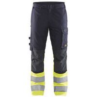 Multinorm Buks Inherent med stretch Marineblå/High Vis Gul - Blåkläder