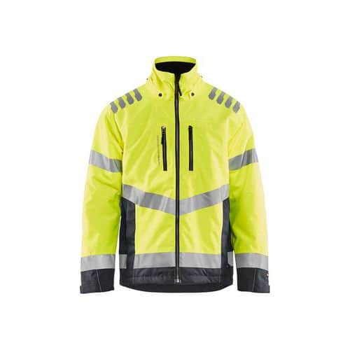 High Vis Letforet Vinterjakke High Vis Gul/Mellemgrå - Blåkläder