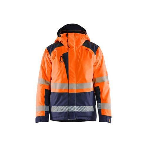 High Vis Vinterjakke High Vis Orange/Marineblå - Blåkläder