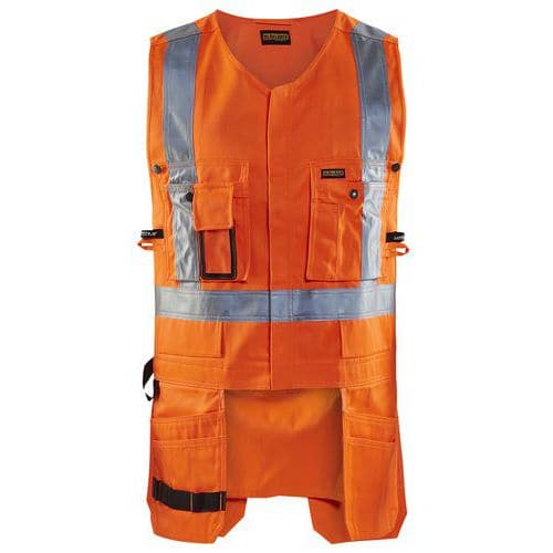 High Vis Håndværker Vest High Vis - Blåkläder