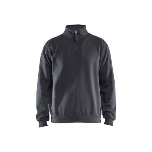 Sweatshirt Half zip Mørk Marineblå - Blåkläder