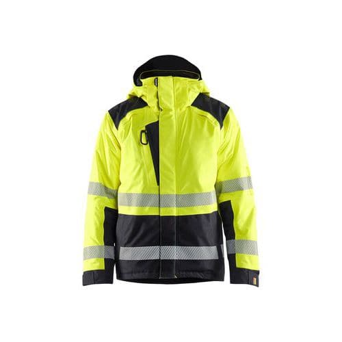 High Vis Vinterjakke High Vis Gul/Marineblå - Blåkläder