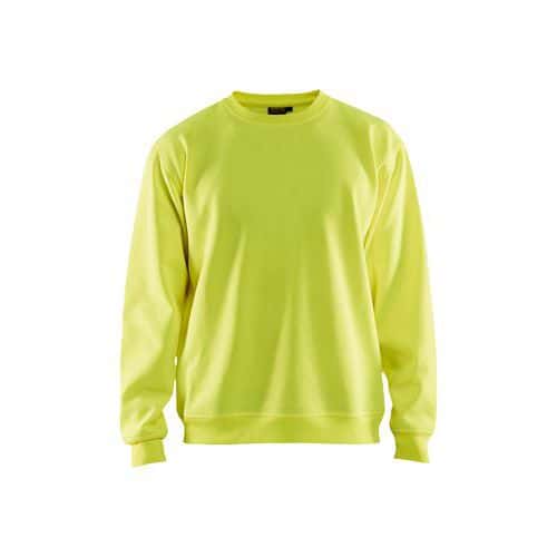 Sweatshirt Sort/High Vis Gul - Blåkläder