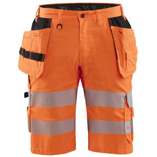 High Vis Shorts med stretch High Vis Orange - Blåkläder