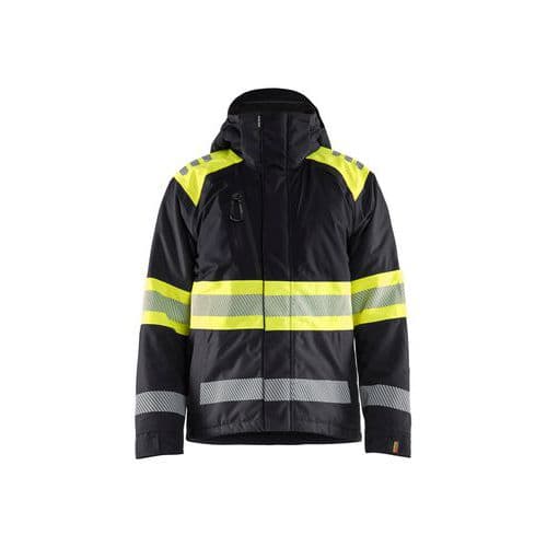 High Vis Vinterjakke Sort/High Vis Gul - Blåkläder