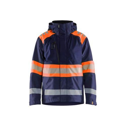 High Vis Skaljakke Marineblå/High Vis Orange - Blåkläder