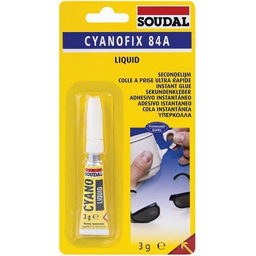 Flydende cyanoakrylatlim Cyanofix 3 g – Soudal