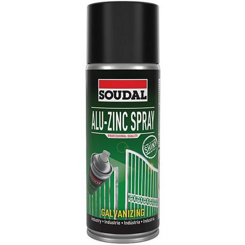 Alu-Zinc koldgalvaniseringsspray med skinnende finish 400 ml – Soudal