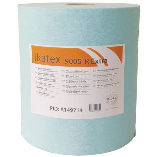 Profitextra nonwoven-rulle, 500 ark 38x30, blå - Ikatex