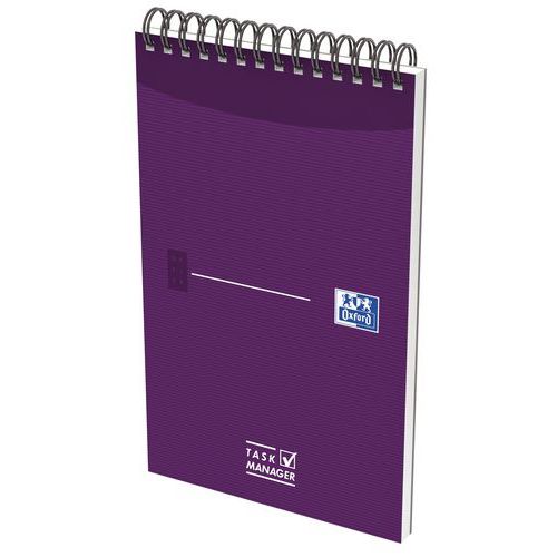 Oxford Task Manager notesblok 125 x 200 140 sider, 90 g, linjeret