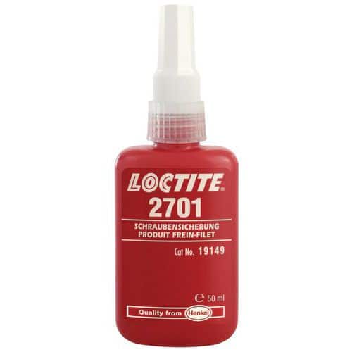 Neongrønt gevindlåsemiddel 2701 Loctite – 50 ml