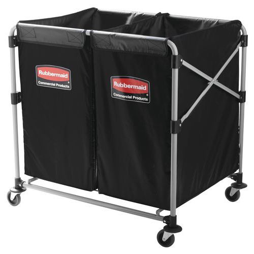 Mobilt vognstativ til vasketøjsposer – 150/300L – Rubbermaid X Cart