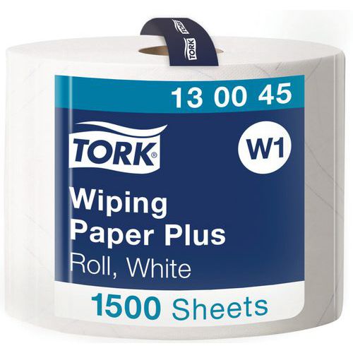 Aftørringspapir Plus rulle 1500 ark - Tork