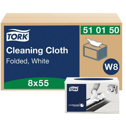 Nonwoven universalklud, 55 til 1000 ark - Tork