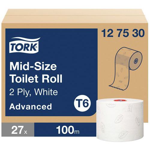 Tork Compact toiletpapir - Rulle - T6