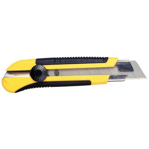 Pro kniv med segmenteret klinge - klingebredde 25 mm