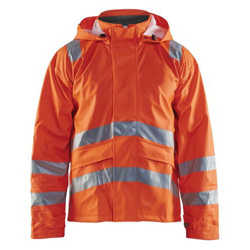 High Vis Regnjakke Level 2 High Vis Orange - Blåkläder