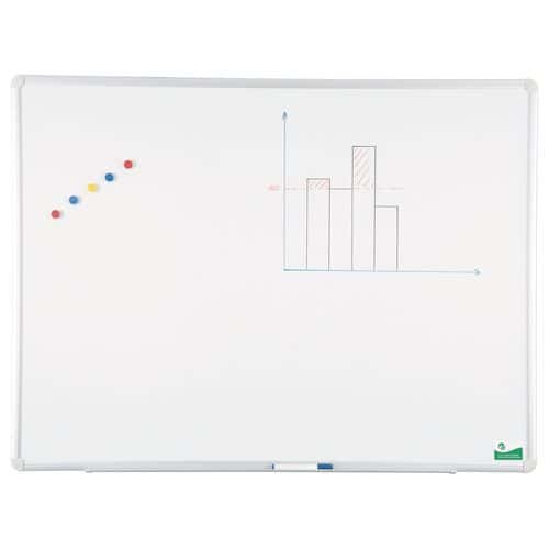 Emaljeret whiteboard – Vanerum