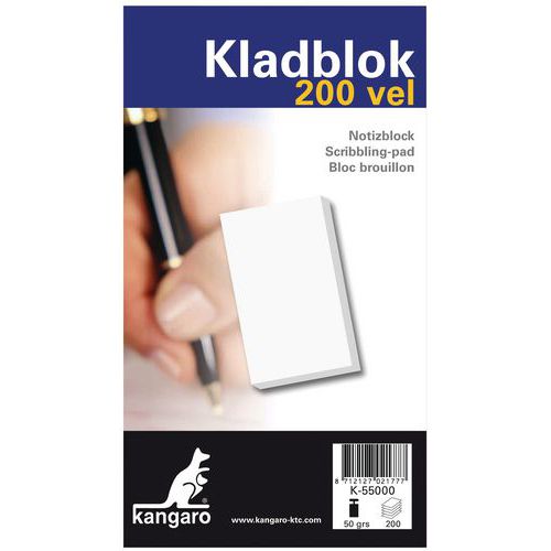 Notesblok 200 sider