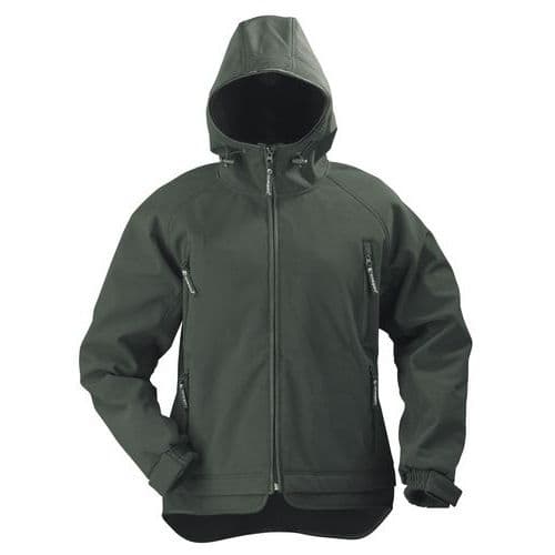 Jakke Softshell dame sort