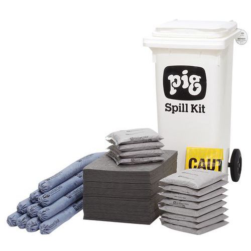 Absorbenter kit med spand, universal - Pig