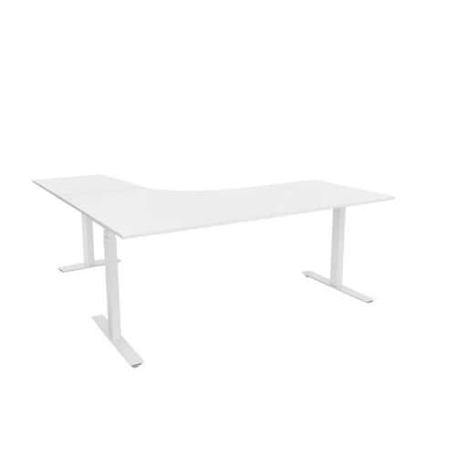 Skrivebord højdejusterbar 1600x1800mm med motor - Lanab