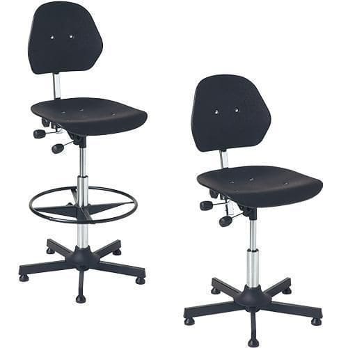 Arbejdsstol Solid i plast - Global Professional Seating