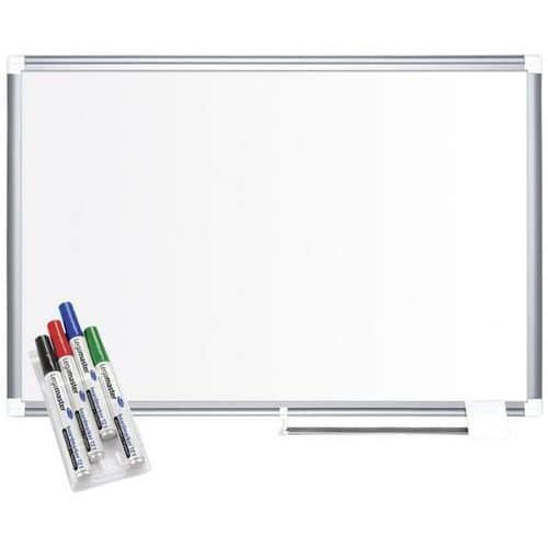 Whiteboard Maya New Generation med 4-pack penne - Bi-Office