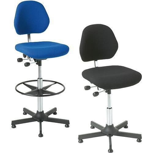 Arbejdsstol i stof - Global Professional Seating