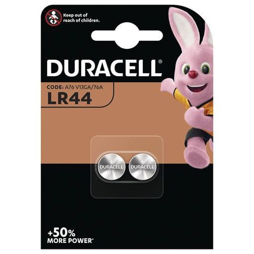 LR44 V13GA alkalisk knapcellebatteri - Pakke med 2 - Duracell