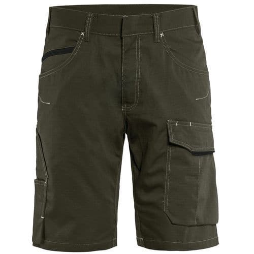 Service Shorts Olivengrøn/Sort - Blåkläder