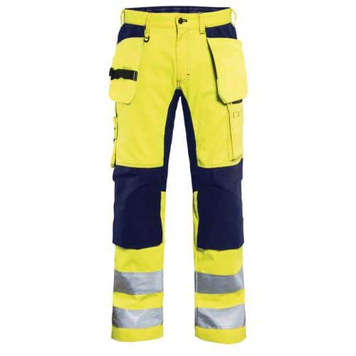 High Vis Buks med stretch High Vis Gul/Marineblå - Blåkläder