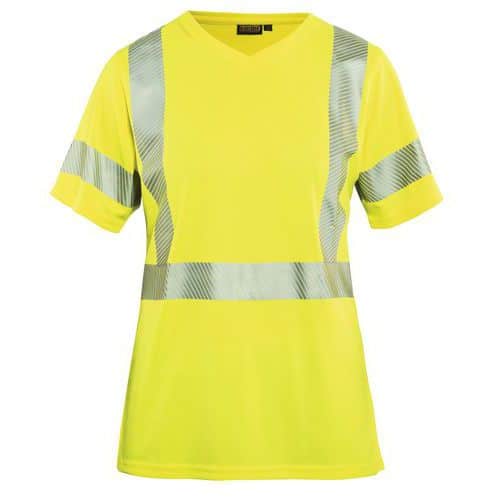 Dame High Vis T-shirt High Vis Gul - Blåkläder