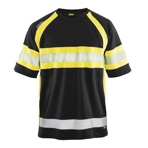 High Vis UV T-shirt Sort/High Vis Gul - Blåkläder