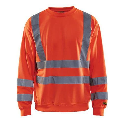 High Vis Sweatshirt High Vis Rød - Blåkläder