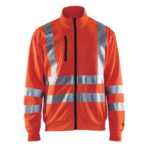 High Vis Sweatshirt High Vis Rød - Blåkläder