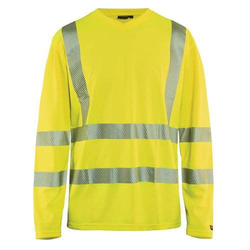 High Vis UV T-shirt lang ærme High Vis Gul - Blåkläder